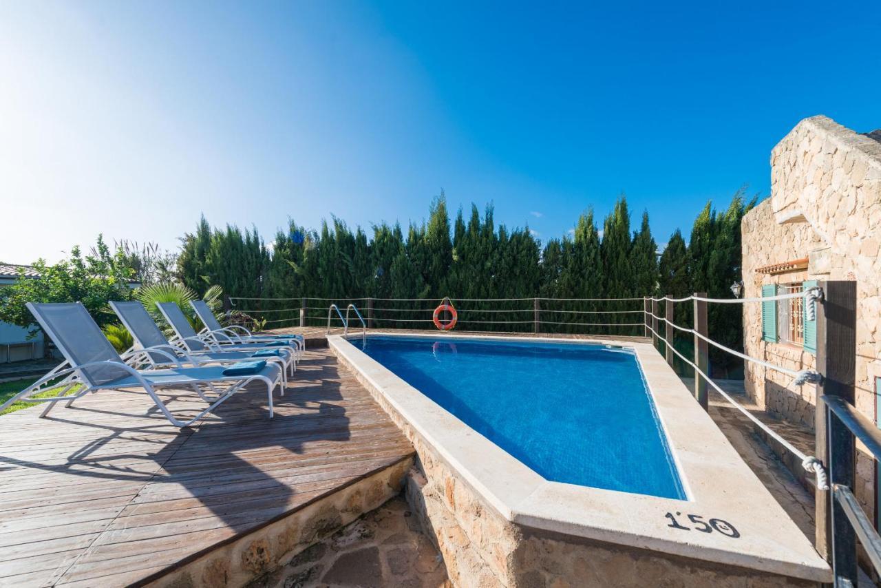 Villa Can Pau, Pool And Garden Close To The Beach Port d'Alcúdia Extérieur photo